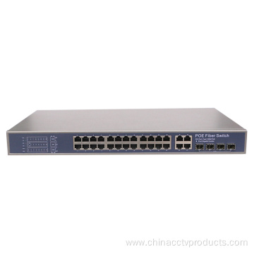 24Port PoE Switch with Gigabit Uplink and SFP